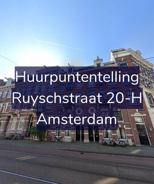 Foto gevel Huurpuntentelling voor Ruyschstraat 20-H, Amsterdam