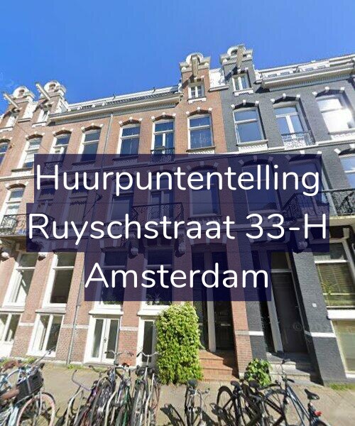 Foto gevel Huurpuntentelling voor Ruyschstraat 33-H, Amsterdam