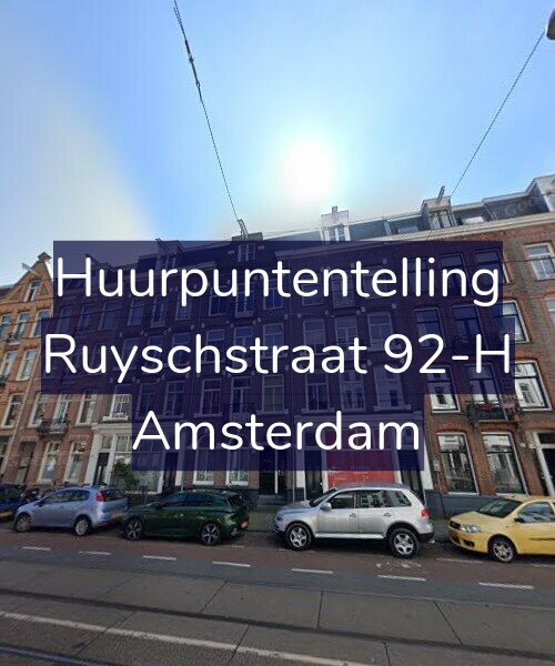 Foto gevel Huurpuntentelling voor Ruyschstraat 92-H, Amsterdam