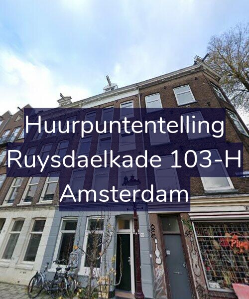 Foto gevel Huurpuntentelling voor Ruysdaelkade 103-H, Amsterdam