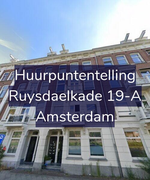 Foto gevel Huurpuntentelling voor Ruysdaelkade 19-A, Amsterdam