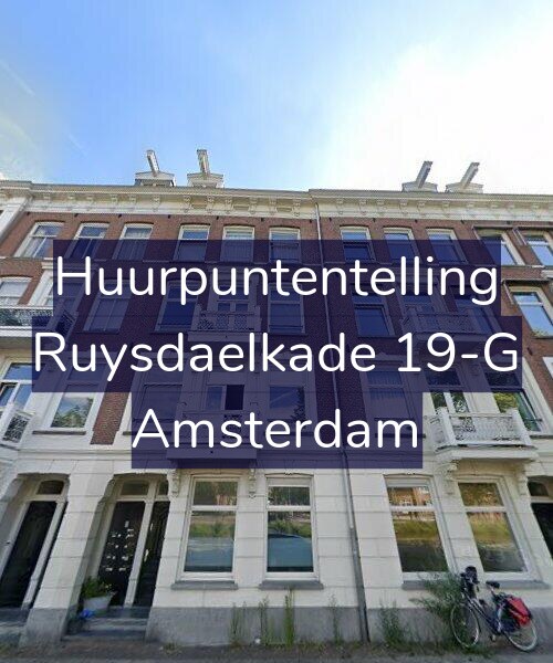 Foto gevel Huurpuntentelling voor Ruysdaelkade 19-G, Amsterdam