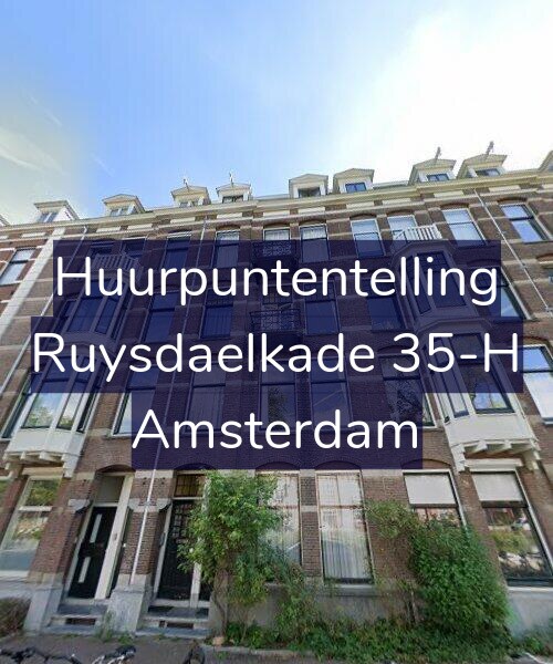 Foto gevel Huurpuntentelling voor Ruysdaelkade 35-H, Amsterdam