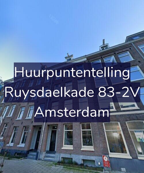 Foto gevel Huurpuntentelling voor Ruysdaelkade 83-2V, Amsterdam