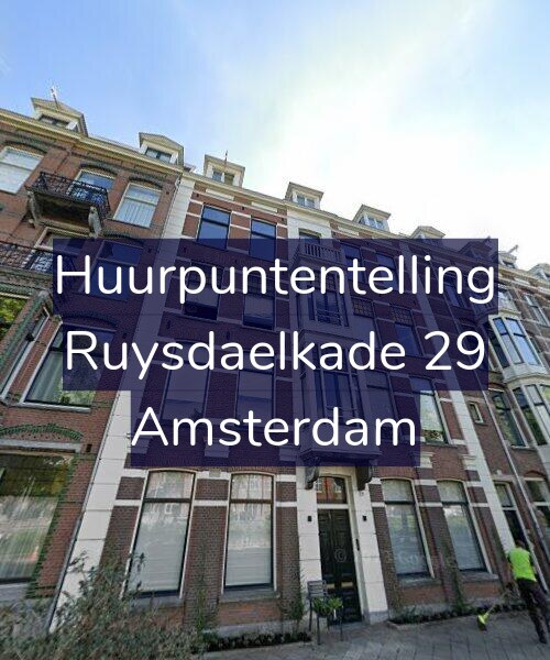 Foto gevel Huurpuntentelling voor Ruysdaelkade 29, Amsterdam
