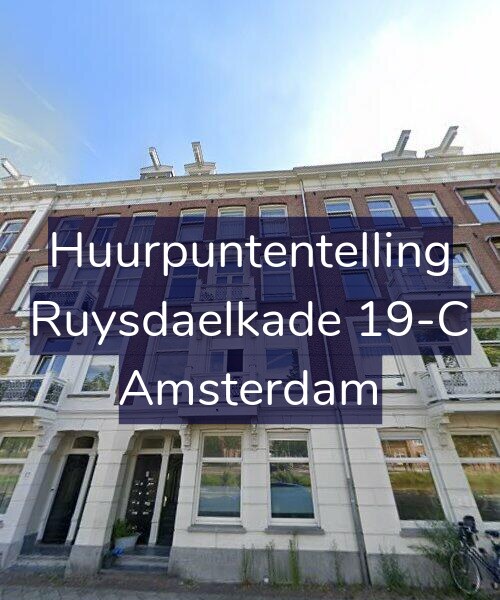 Foto gevel Huurpuntentelling voor Ruysdaelkade 19-C, Amsterdam