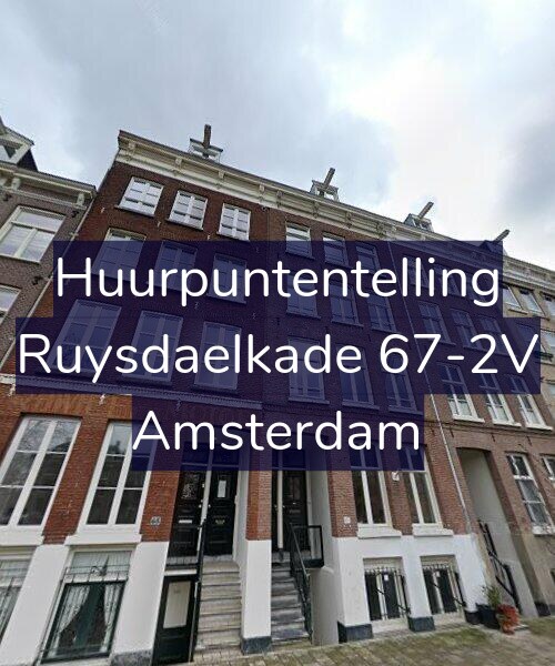 Foto gevel Huurpuntentelling voor Ruysdaelkade 67-2V, Amsterdam