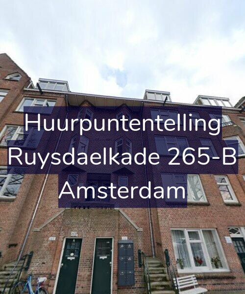 Foto gevel Huurpuntentelling voor Ruysdaelkade 265-B, Amsterdam