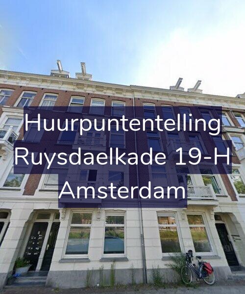 Foto gevel Huurpuntentelling voor Ruysdaelkade 19-H, Amsterdam