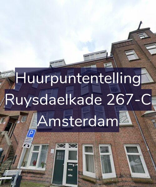 Foto gevel Huurpuntentelling voor Ruysdaelkade 267-C, Amsterdam