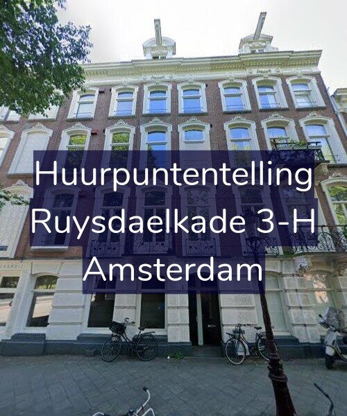 Foto gevel Huurpuntentelling voor Ruysdaelkade 3-H, Amsterdam