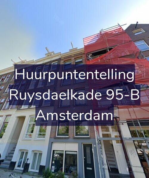 Foto gevel Huurpuntentelling voor Ruysdaelkade 95-B, Amsterdam