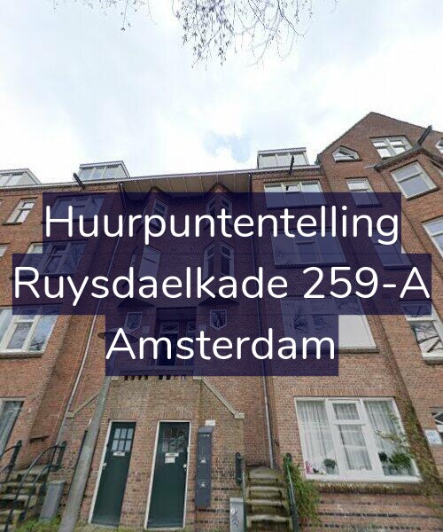 Foto gevel Huurpuntentelling voor Ruysdaelkade 259-A, Amsterdam