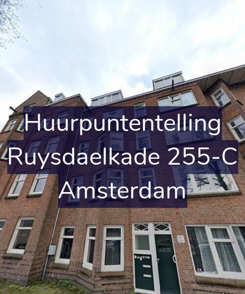 Foto gevel Huurpuntentelling voor Ruysdaelkade 255-C, Amsterdam