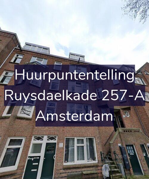 Foto gevel Huurpuntentelling voor Ruysdaelkade 257-A, Amsterdam