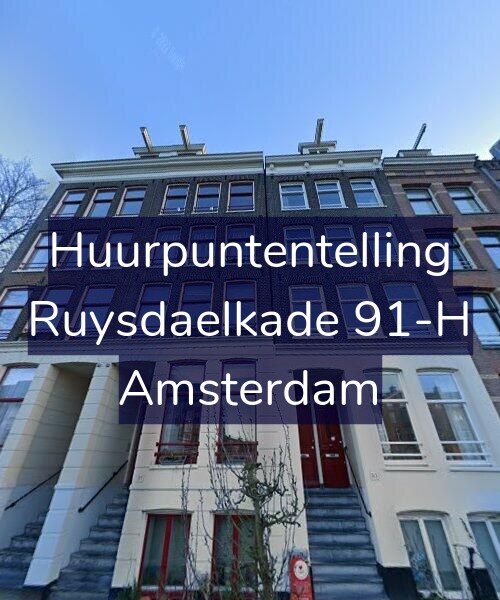 Foto gevel Huurpuntentelling voor Ruysdaelkade 91-H, Amsterdam