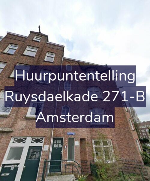 Foto gevel Huurpuntentelling voor Ruysdaelkade 271-B, Amsterdam