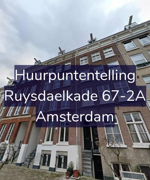 Foto gevel Huurpuntentelling voor Ruysdaelkade 67-2A, Amsterdam