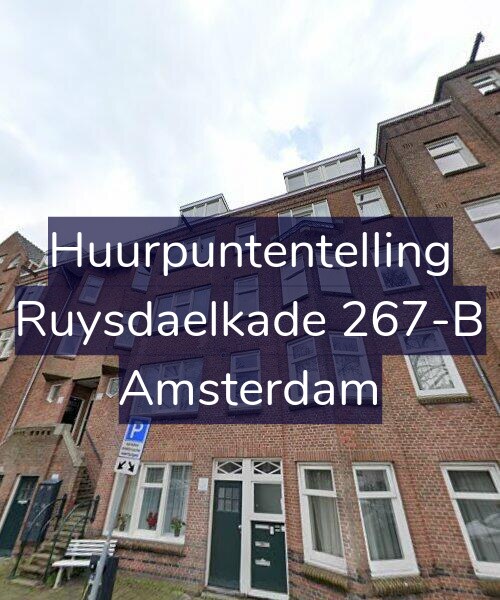 Foto gevel Huurpuntentelling voor Ruysdaelkade 267-B, Amsterdam