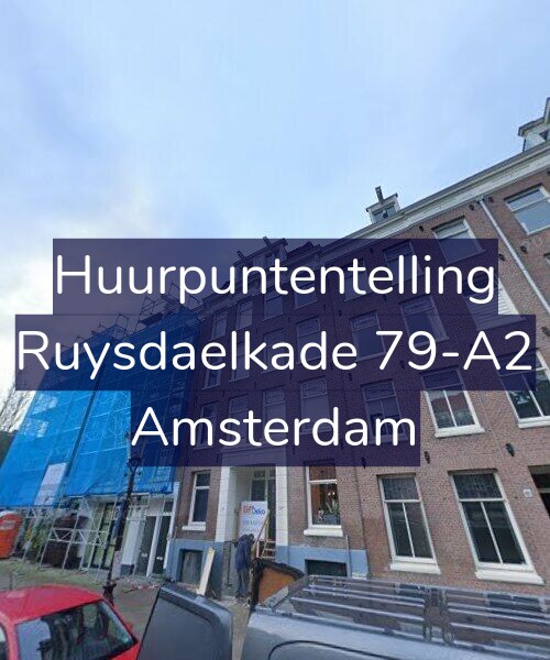 Foto gevel Huurpuntentelling voor Ruysdaelkade 79-A2, Amsterdam