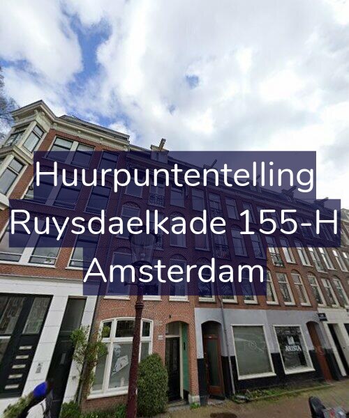 Foto gevel Huurpuntentelling voor Ruysdaelkade 155-H, Amsterdam