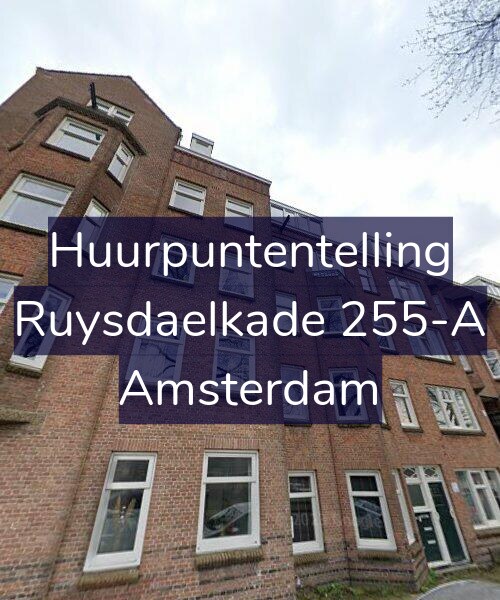 Foto gevel Huurpuntentelling voor Ruysdaelkade 255-A, Amsterdam