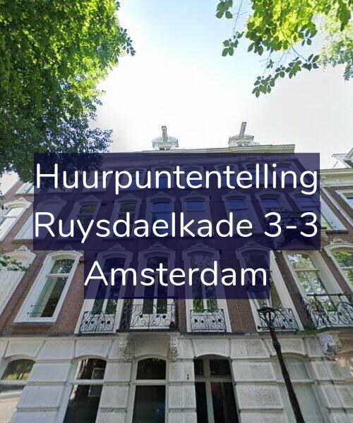 Foto gevel Huurpuntentelling voor Ruysdaelkade 3-3, Amsterdam