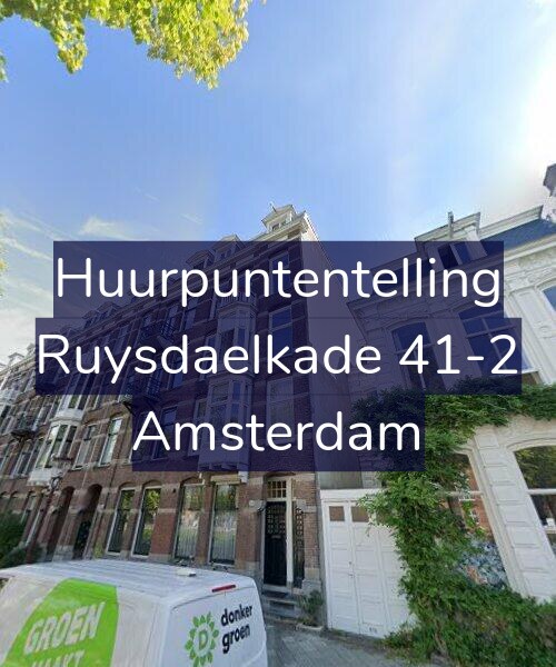 Foto gevel Huurpuntentelling voor Ruysdaelkade 41-2, Amsterdam