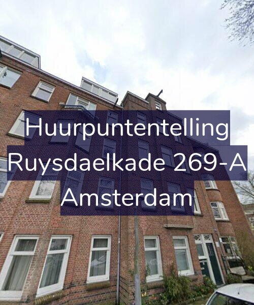 Foto gevel Huurpuntentelling voor Ruysdaelkade 269-A, Amsterdam