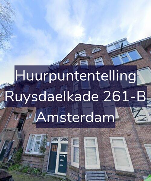 Foto gevel Huurpuntentelling voor Ruysdaelkade 261-B, Amsterdam