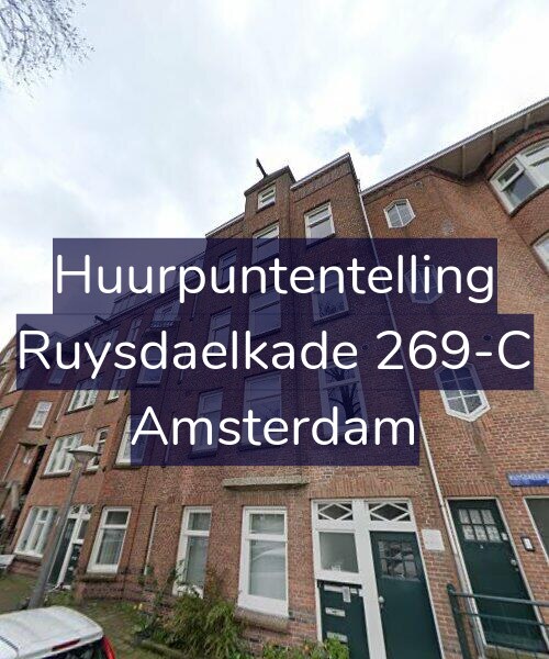 Foto gevel Huurpuntentelling voor Ruysdaelkade 269-C, Amsterdam