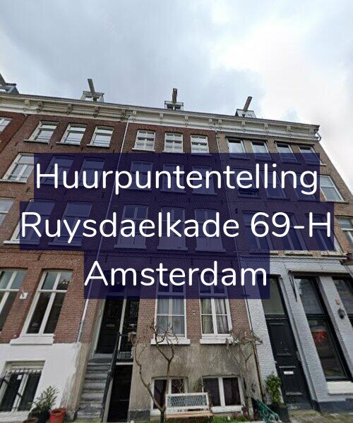 Foto gevel Huurpuntentelling voor Ruysdaelkade 69-H, Amsterdam