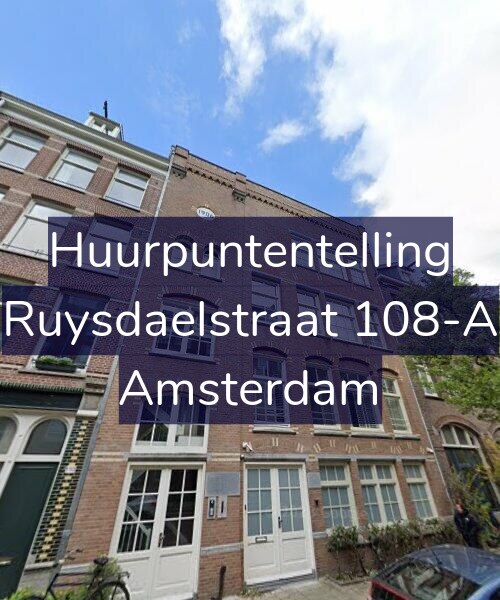 Foto gevel Huurpuntentelling voor Ruysdaelstraat 108-A, Amsterdam