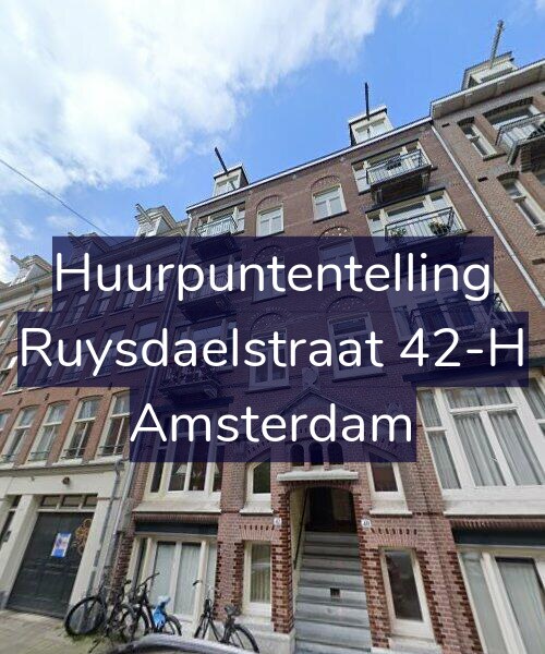 Foto gevel Huurpuntentelling voor Ruysdaelstraat 42-H, Amsterdam