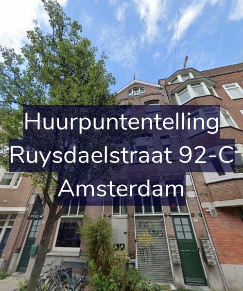 Foto gevel Huurpuntentelling voor Ruysdaelstraat 92-C, Amsterdam