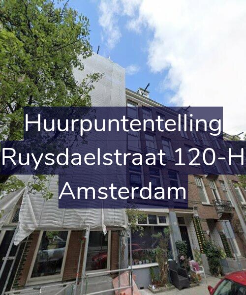 Foto gevel Huurpuntentelling voor Ruysdaelstraat 120-H, Amsterdam