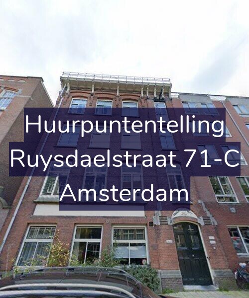 Foto gevel Huurpuntentelling voor Ruysdaelstraat 71-C, Amsterdam