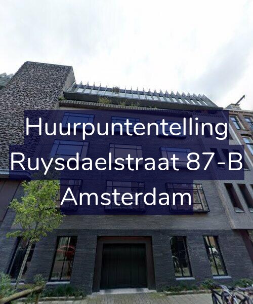 Foto gevel Huurpuntentelling voor Ruysdaelstraat 87-B, Amsterdam