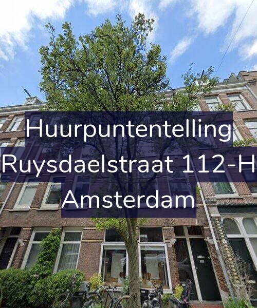 Foto gevel Huurpuntentelling voor Ruysdaelstraat 112-H, Amsterdam