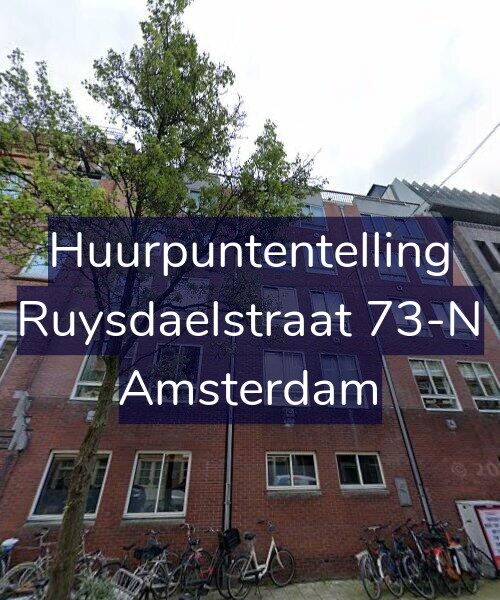 Foto gevel Huurpuntentelling voor Ruysdaelstraat 73-N, Amsterdam
