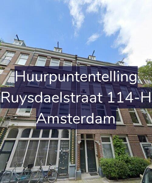 Foto gevel Huurpuntentelling voor Ruysdaelstraat 114-H, Amsterdam