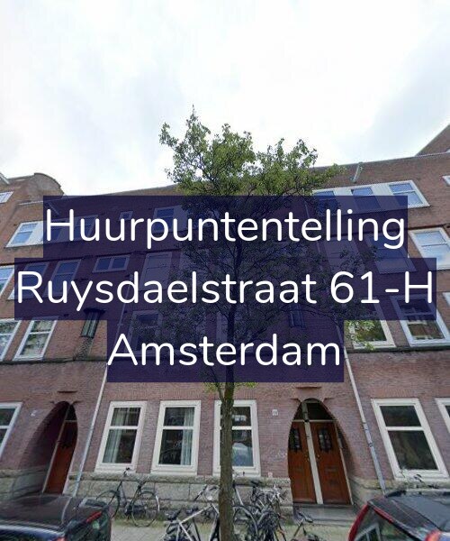 Foto gevel Huurpuntentelling voor Ruysdaelstraat 61-H, Amsterdam