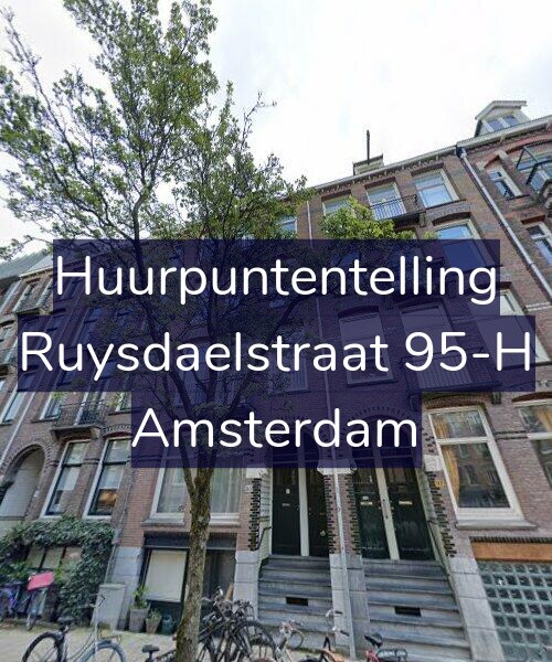 Foto gevel Huurpuntentelling voor Ruysdaelstraat 95-H, Amsterdam