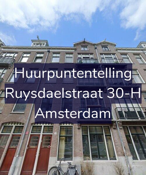 Foto gevel Huurpuntentelling voor Ruysdaelstraat 30-H, Amsterdam