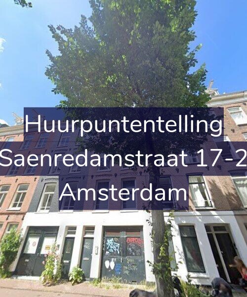Foto gevel Huurpuntentelling voor Saenredamstraat 17-2, Amsterdam