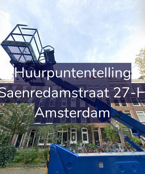 Foto gevel Huurpuntentelling voor Saenredamstraat 27-H, Amsterdam