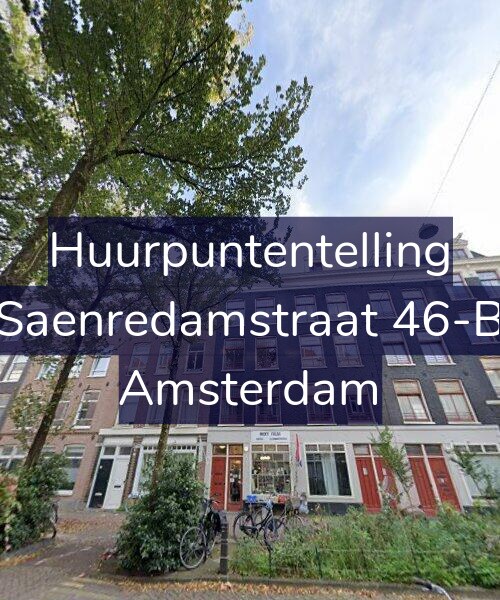 Foto gevel Huurpuntentelling voor Saenredamstraat 46-B, Amsterdam