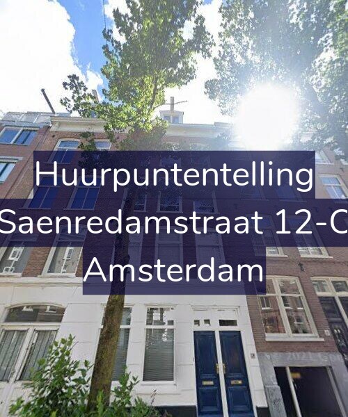 Foto gevel Huurpuntentelling voor Saenredamstraat 12-C, Amsterdam