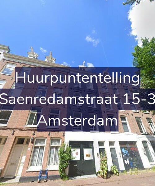 Foto gevel Huurpuntentelling voor Saenredamstraat 15-3, Amsterdam