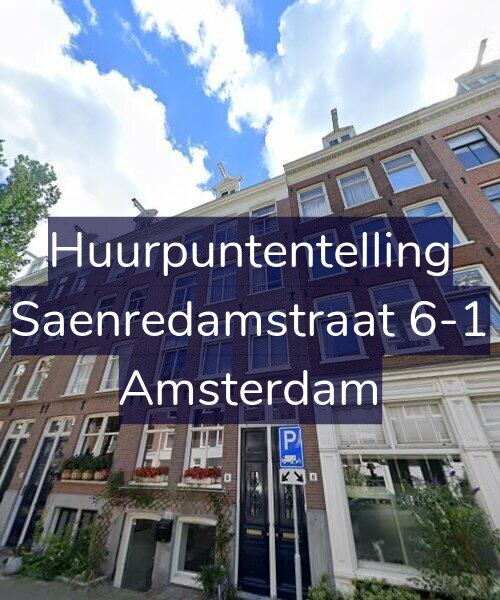 Foto gevel Huurpuntentelling voor Saenredamstraat 6-1, Amsterdam